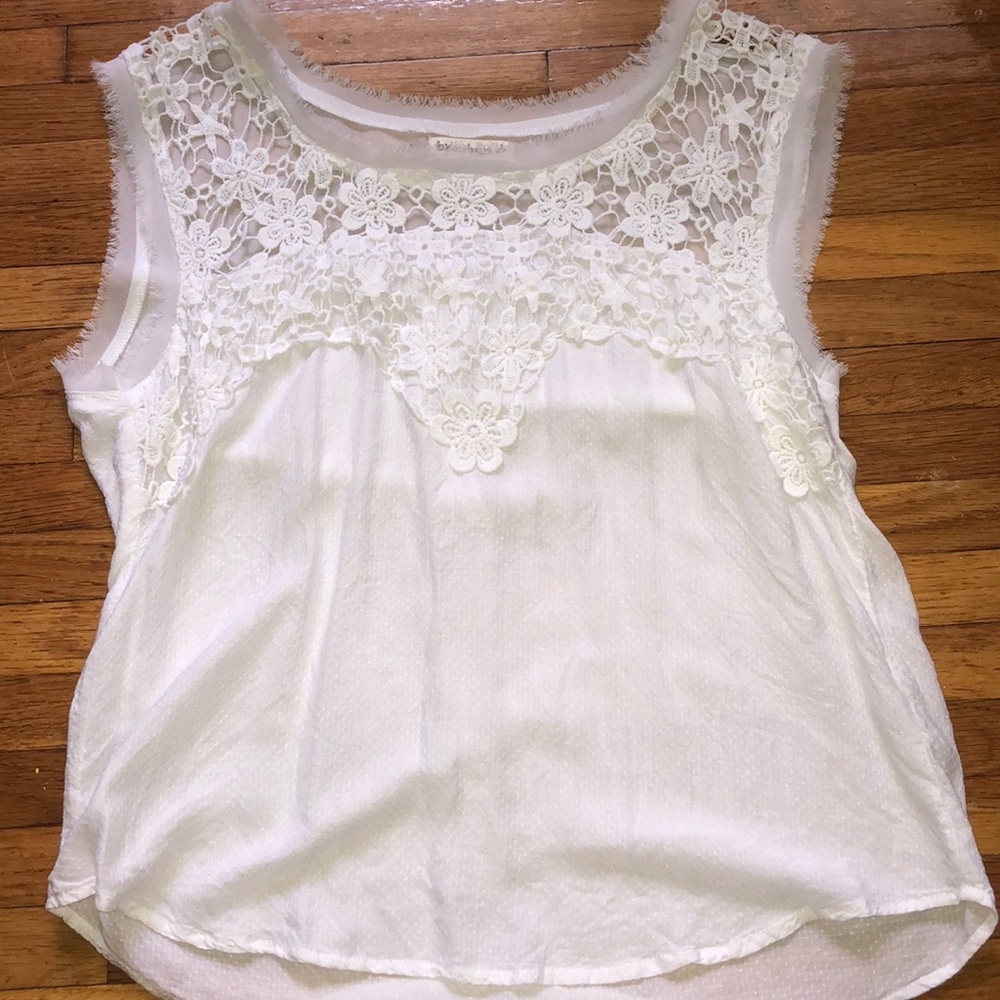 White lace top
